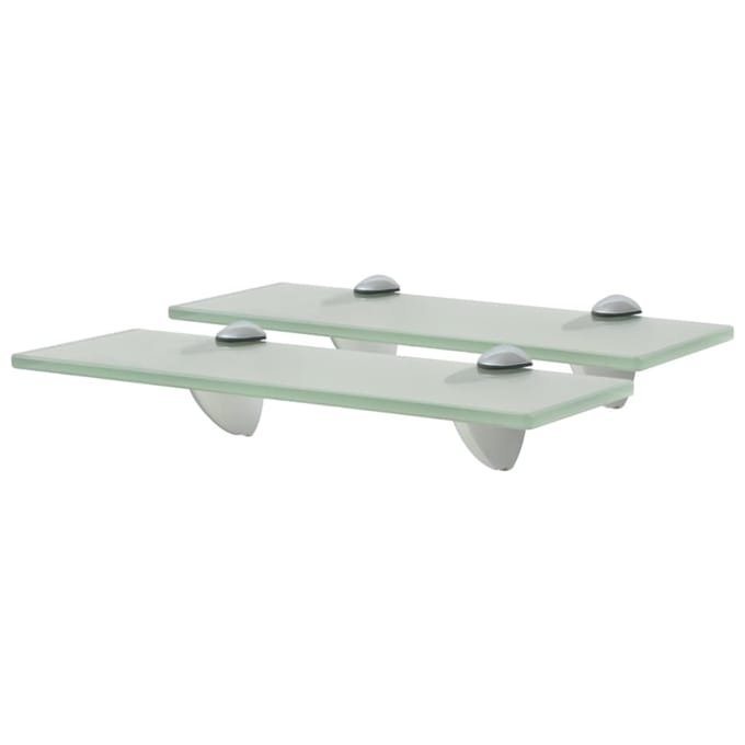 vidaXL - Schappen - zwevend - 2 - st - 30x10 - cm - 8 - mm - glas