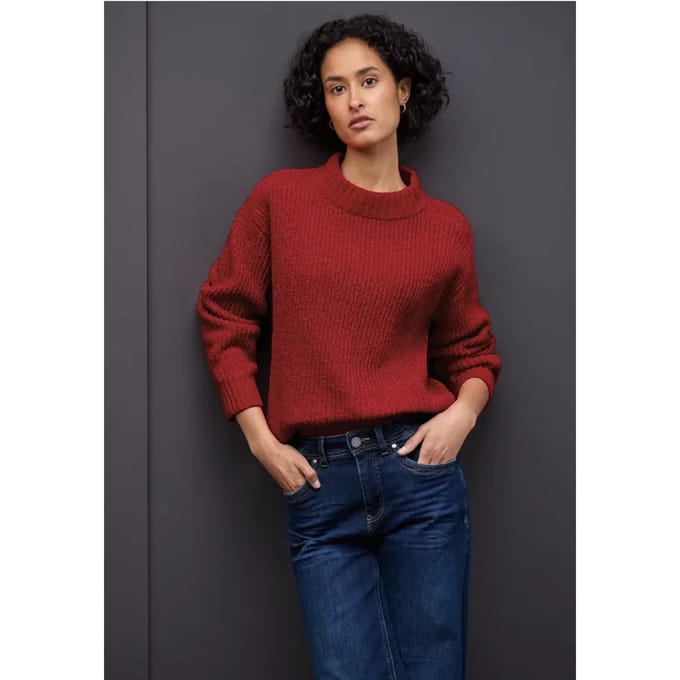 A303550 chenille sweater halfcardig