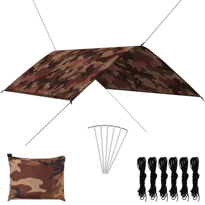 vidaXL - Afdekzeil - 3x2 - m - camouflage