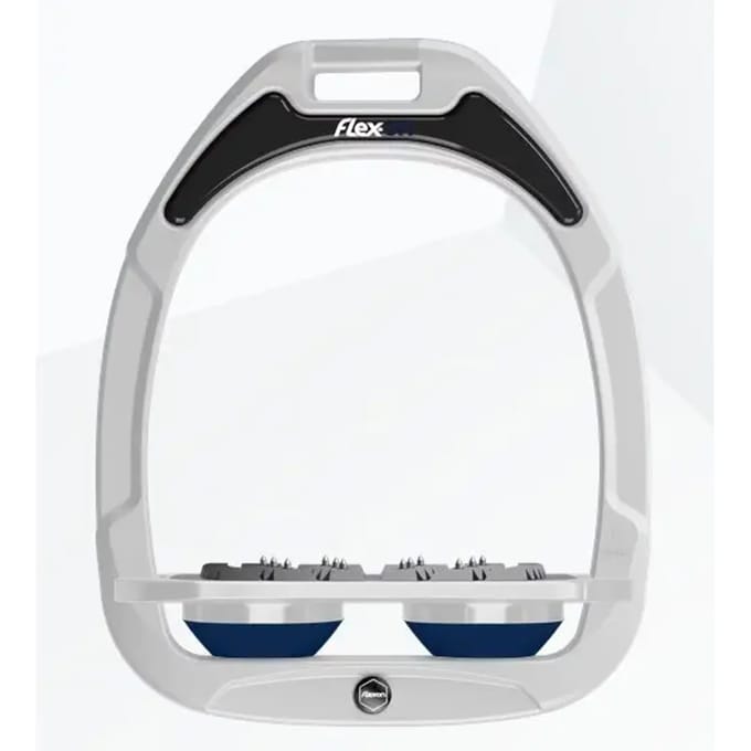Platte Ultra Grip Stirrup Wit/Grijs/Marine Flex-On Green Composite
