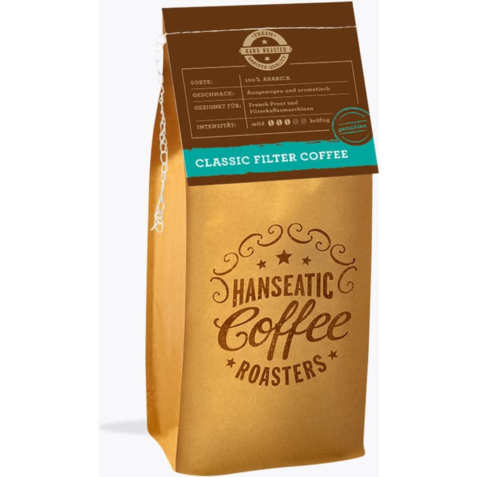 Hanseatic Coffee Roasters Classic Filter Coffee 1kg