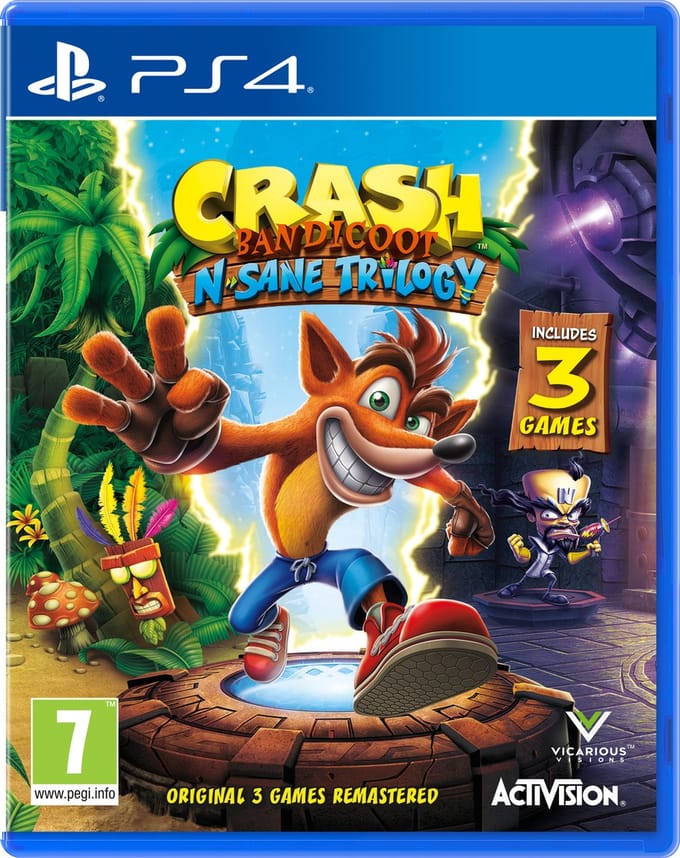 Crash Bandicoot: N. Sane Trilogy - PS4