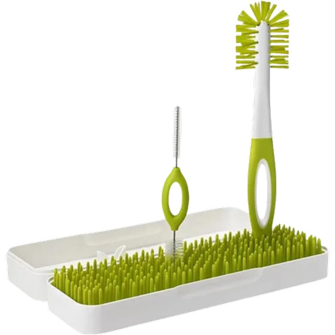 Boon Trip Reis Droogrek voor Babyflessen met Flessenborstel – Groen