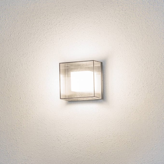 Konstsmide Vierkante led-buitenwandlamp Sanremo