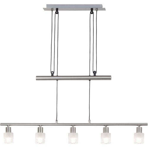 Brilliant LEA Hanglamp 5x3W Chroom RVS LED G32473/77
