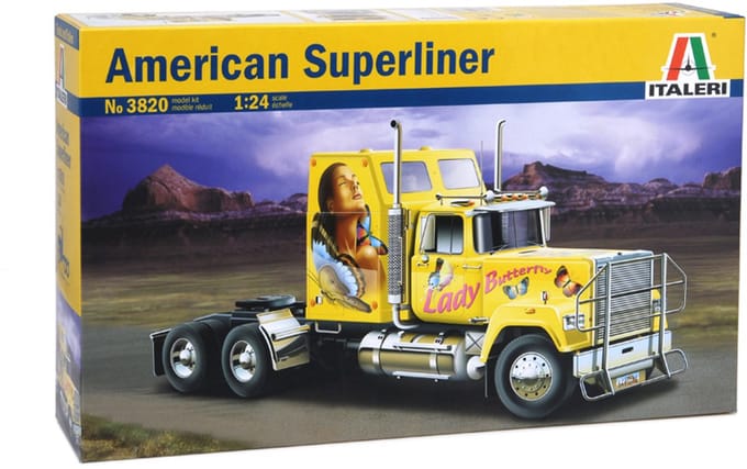 Italeri U.S. SUPERLINER Montagekit Vrachtwagen/oplegger modelbouw 1:24