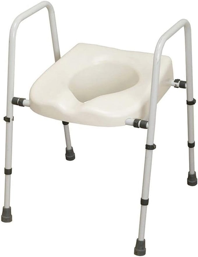 Verstelbare Toiletbril en Frame voor Ondersteuning - Klaar voor Montage