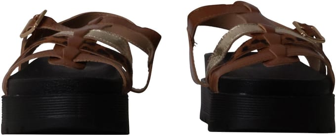 Platte sandalen met bandjes van Joalice Paris