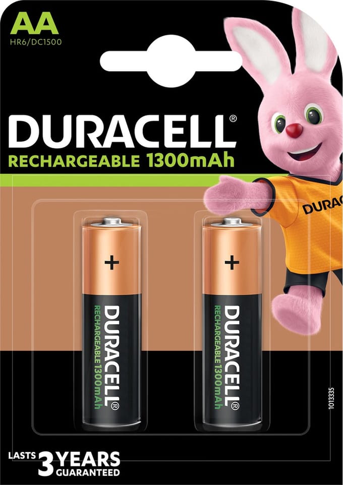 Duracell AA HR06 PLUS Nimh 1300mAh - pack 2
