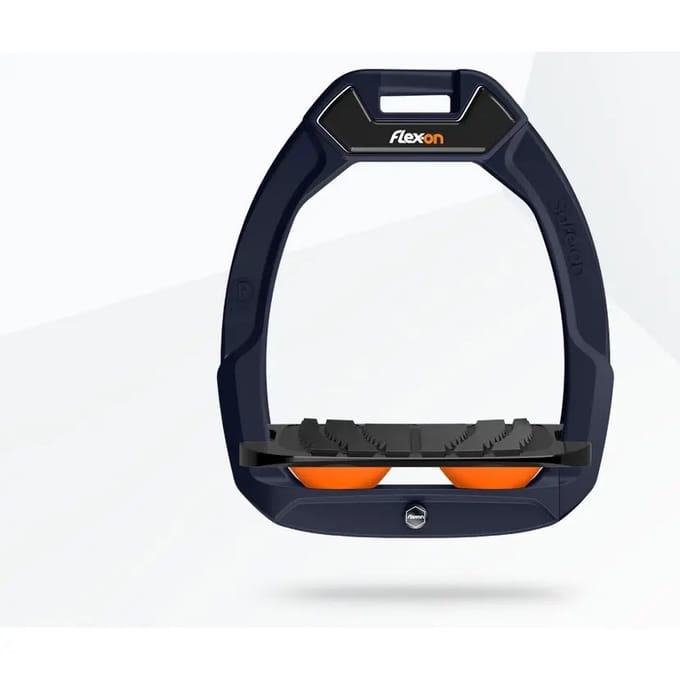 Veiligheidsstijgbeugels Rijbroek Hellend Grip Aluminium/Zwart/Oranje Flex-On Safe-On