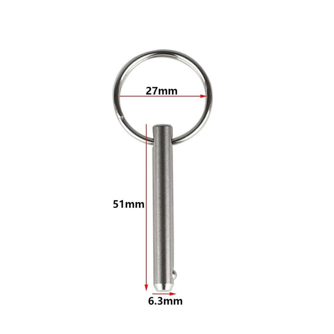 4-delige boot Bimini Top montage hardware snelsluiting voor marineboten-schepen gray
