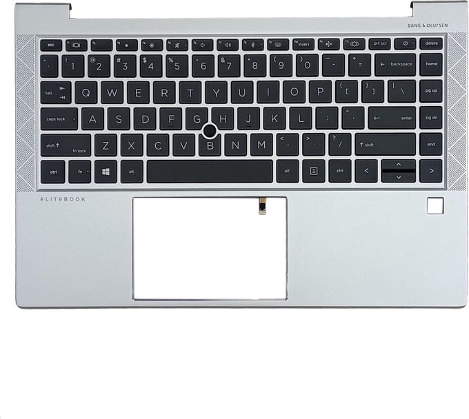 Topcover / palmrest incl. backlit keyboard geschikt voor HP M36312-B31