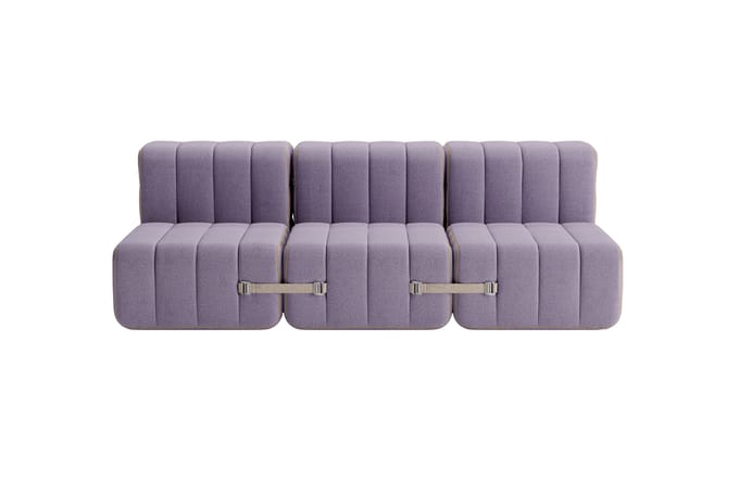 Ambivalenz Curt - Set van 6 - bv. Flexibele 3-zitter - Dama 0039 (lila)