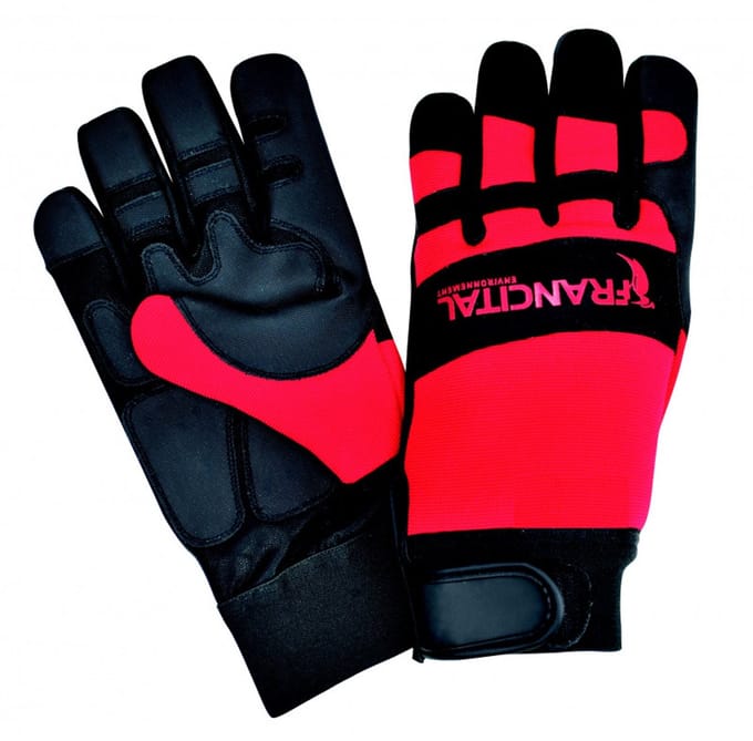 SIP Protection kettingzaaghandschoen 2XD2 rood/zwart - Maat: 11