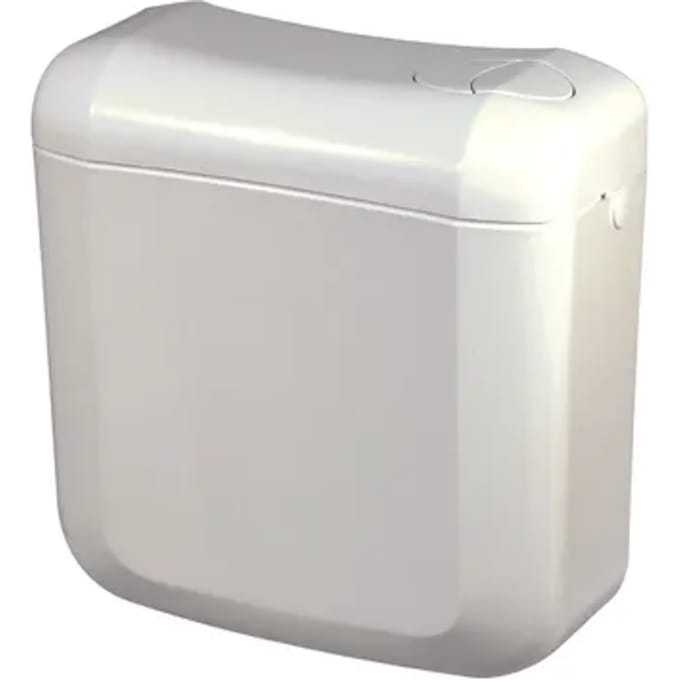 Baseline Wc Stortbak Baseline - Kunststof - 3/6l Tweeknops - 40,3x40,7x16,6cm