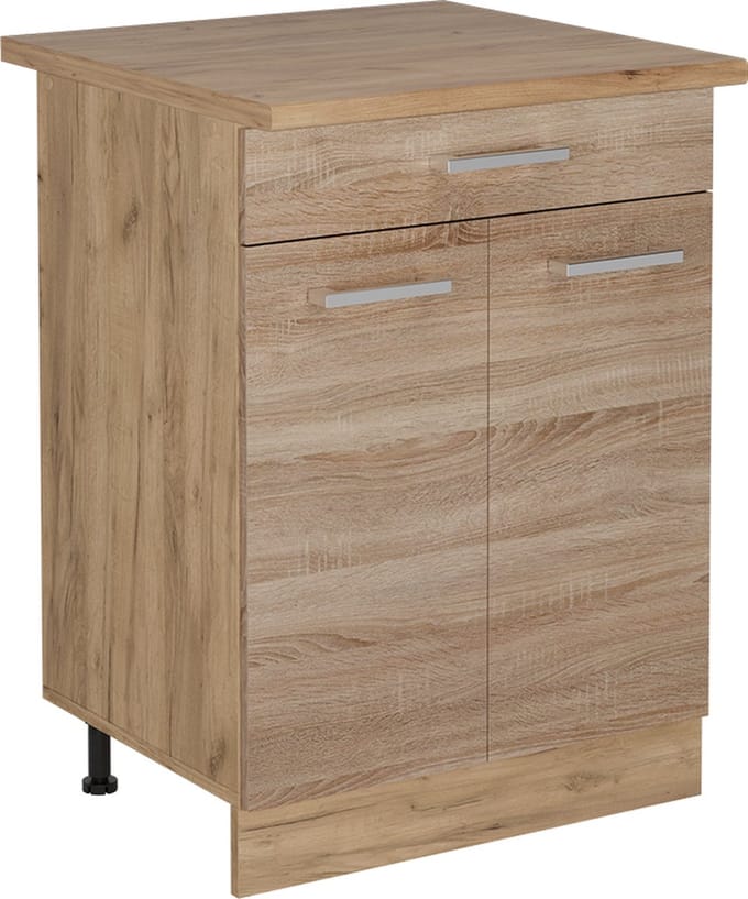 Vicco R-Line Keukenonderkast – 60 cm met lade, WB Eik Sonoma