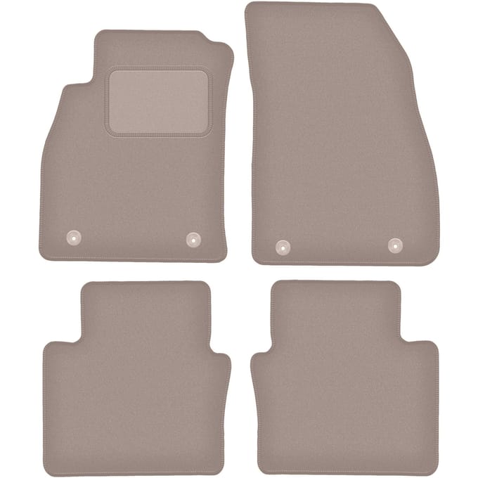 Beige veloursmatten voor: Saab 9-5 II NG sedan, stationwagen, liftback, hatchback (2010-2012)