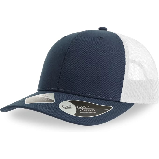 Atlantis Headwear Bryce Cap AT106 - Navy/White - One size