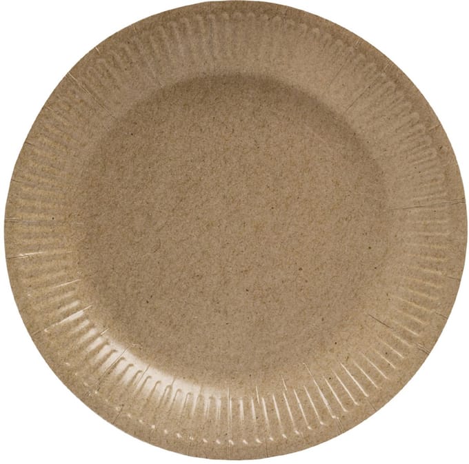 PROnappe kartonnen borden rond 230 mm roze