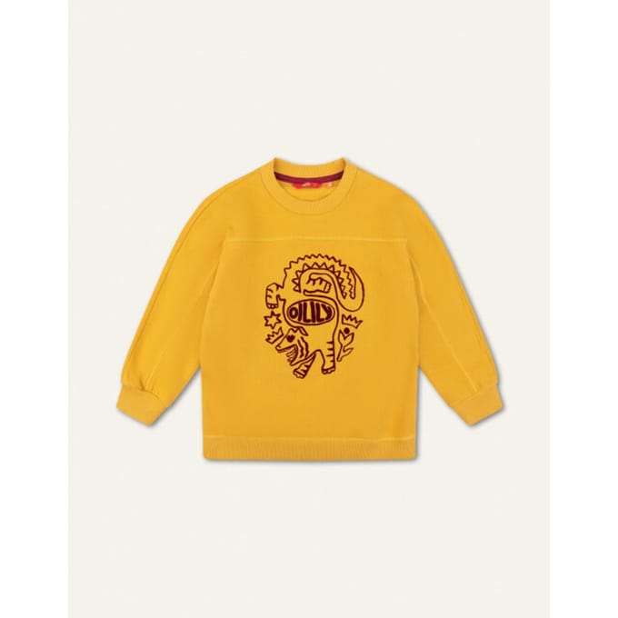 Oilily Hunk Sweater- maat140/10yr Antique Moss