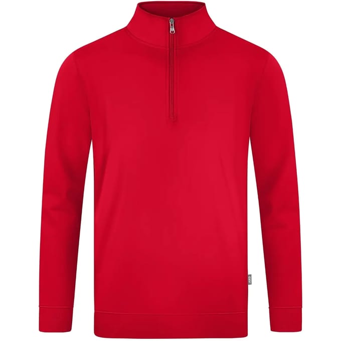 Jako Doubletex Ziptop Heren - Rood | Maat: M