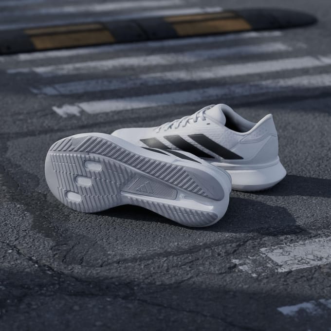 Adidas Duramo Sneakers Dames - Wit - Maat 36 2/3 - Mesh/Synthetisch