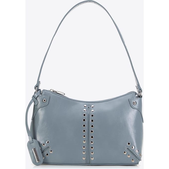 Wittchen Serie - Dames Schoudertas met Rivetten - Blauw - Eco-leer