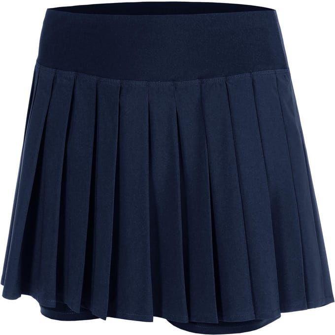 Quiet Please Love Pleated Rok Dames-donkerblauw