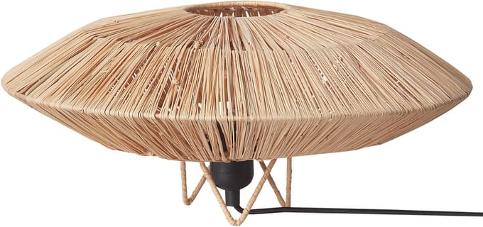 MENTIRI - Tafellamp - Naturel - Stro