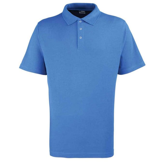Premier Heren Press Stud Werkpoloshirt (Koningsblauw)