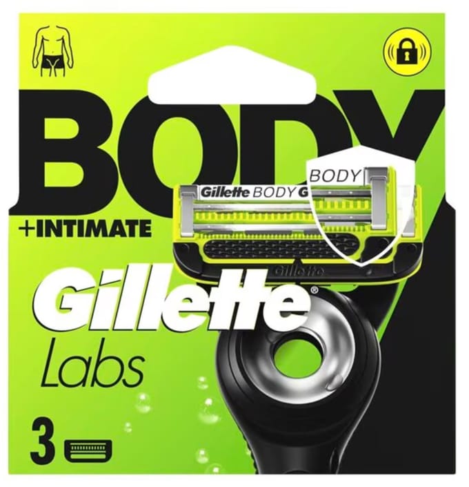 Gillette Labs Body Intimate Scheermesjes - 3 stuks - van Gillette