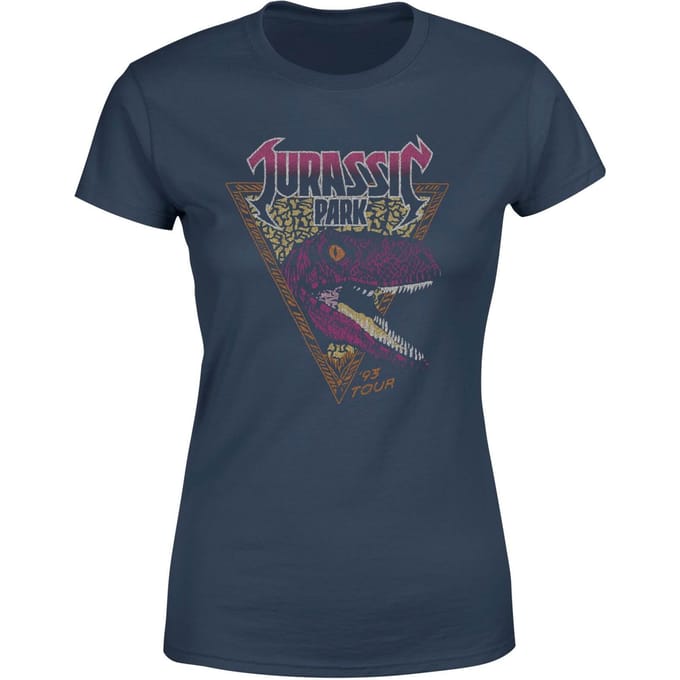 Jurassic Park Raptor Women's T-Shirt - Blauw - M
