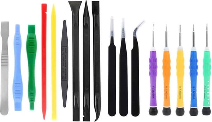 Let op type!! JIAFA JF-8170 17 in 1 Multi-functional Repair Tool Set with Bag for iPhone  Macbook  Applewatch