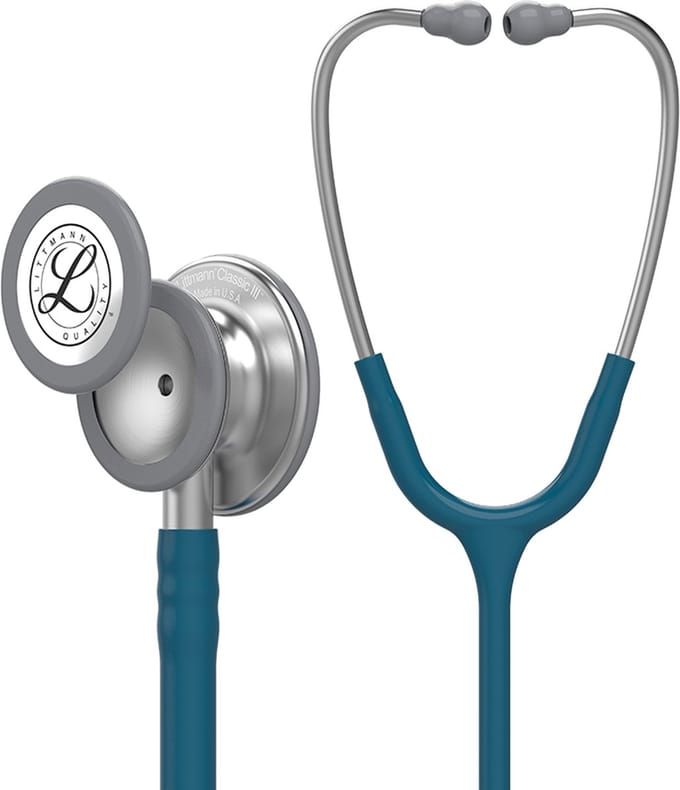 Littmann Classic III Stethoscoop 5623 Caribisch Blauwe Slang