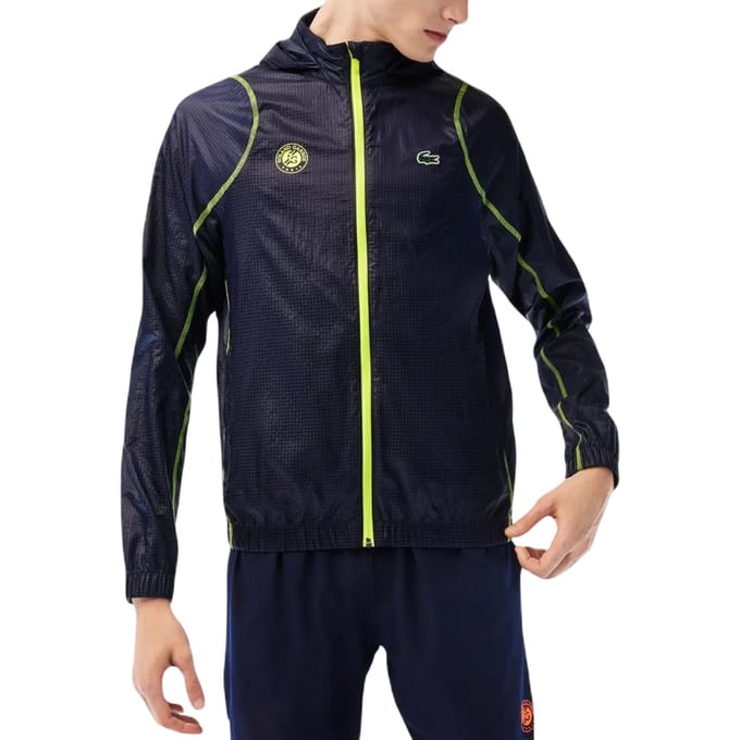 Lacoste Roland Garros-windjack voor heren (Marine)