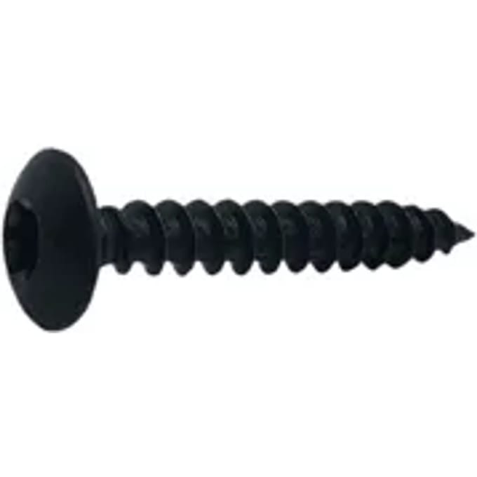Sencys Spaanplaatschroef Zwart Cilinderkop Torx - 6x40mm - 6 Stuks