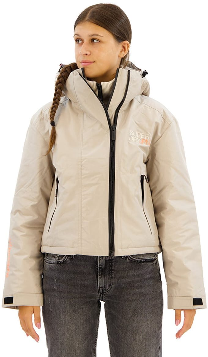 Superdry Embroidered Windbreaker Jas Grijs XL Vrouw