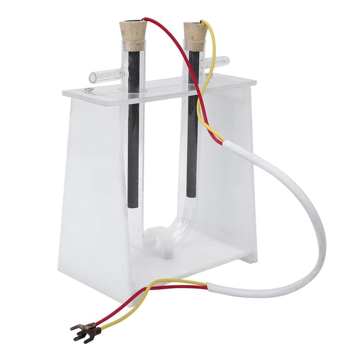 Démonstrateur de solution électrolytique de chlorure de cuivre Outil pédagogique de chimie expérimentale white