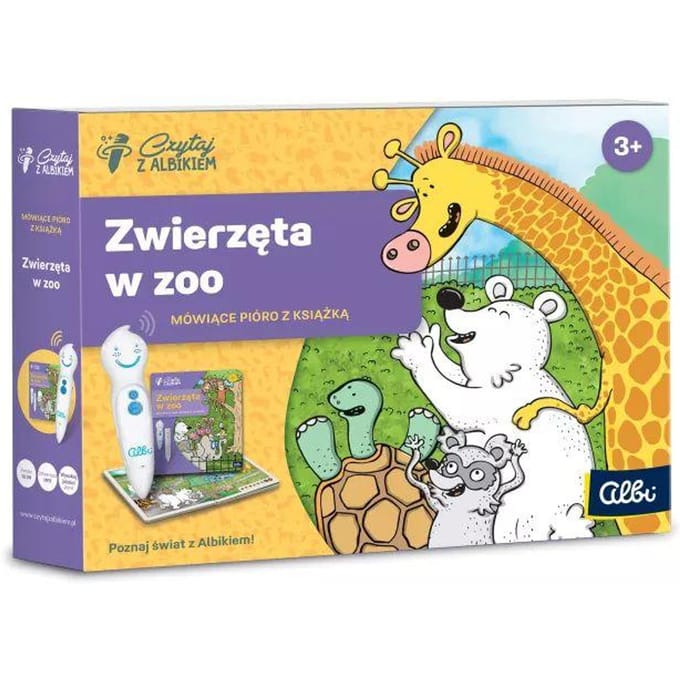 Lees met Albik. Set. Dieren in de Dierentuin nieuw