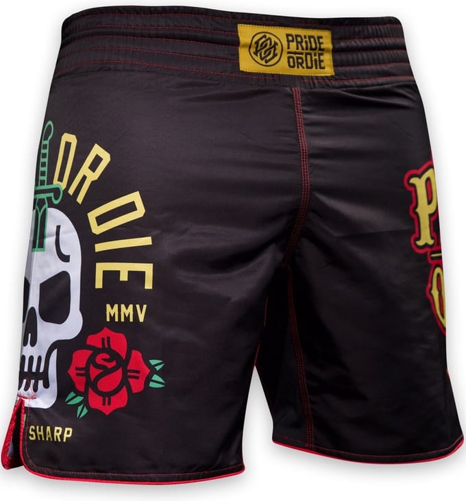 Pride or Die Fight Shorts Stay Sharp Vechtsportbroek - M - Jeans Maat 32