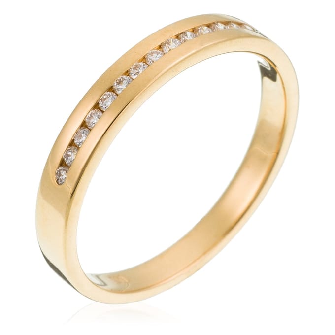 Orphelia RD-33185/48 - Ring - geelgoudkleurige 18 Karaat - Diamant 0.10 ct