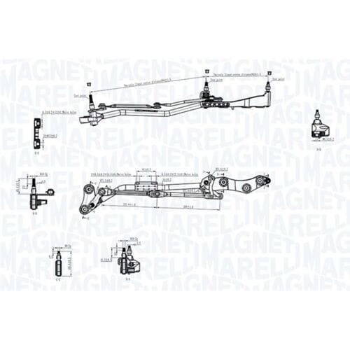 Wisserarm MAGNETI MARELLI 085570730010