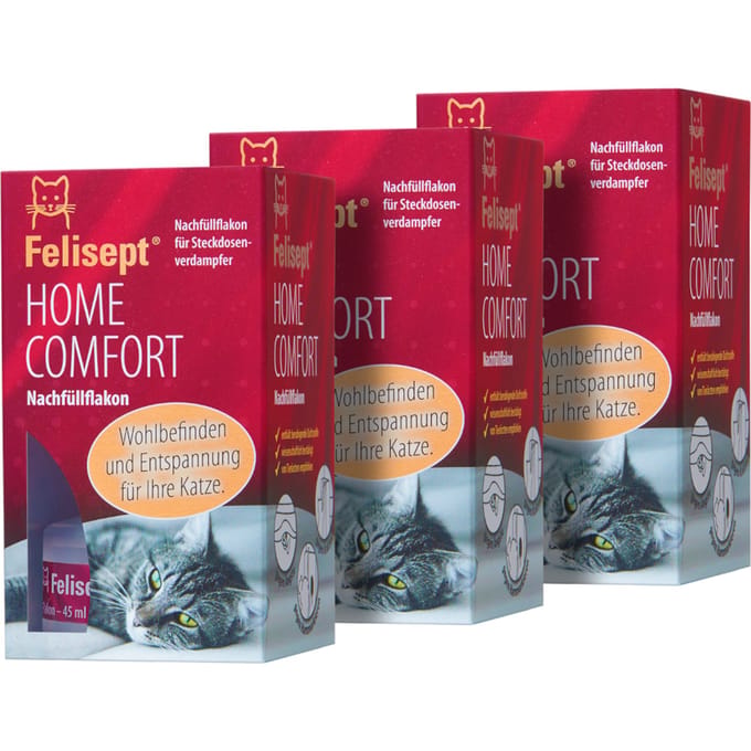 Felisept Home Comfort Set - Kalmerend voor katten - Navulflacon 3 x 45 ml