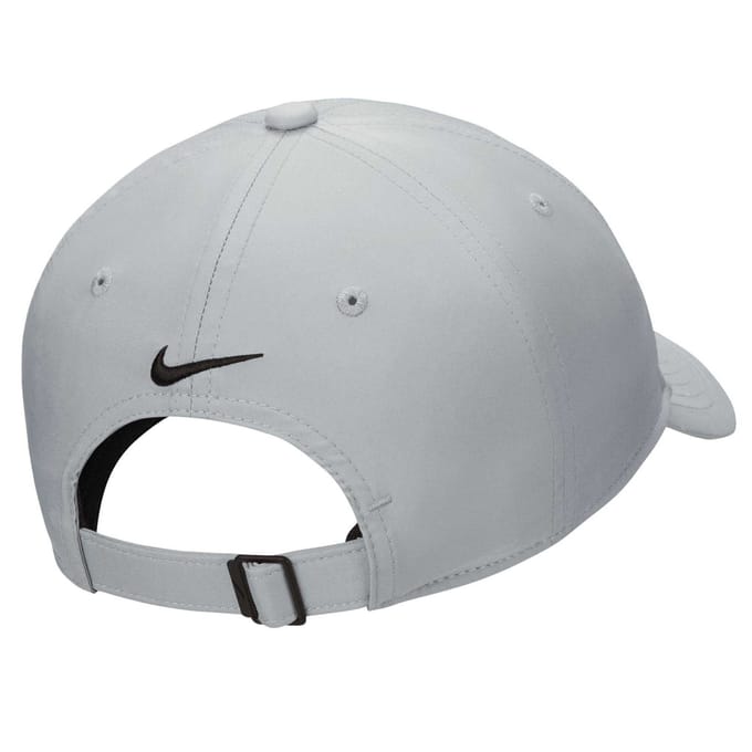 Nike Blanco Gestructureerde Baseballpet (Licht rookgrijs/zwart)