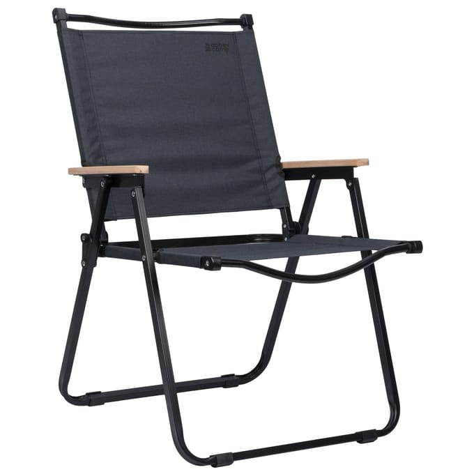 Abbey Camp Campingstoel Opvouwbaar - 62 x 54 x 85 cm - Grijs