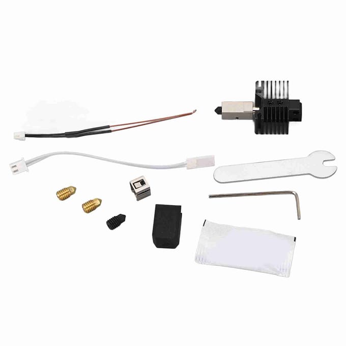 Extruder Hot End Kit 3D-printer Afneembare Hotend Nozzle Set voor Bambu Lab X1 P1P X1 Carbon Type 4 black