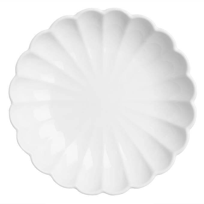 Olympia Bloom Geschulpte Kommen Wit 230mm (6 stuks)