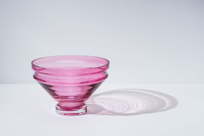 raawii Relae Bowl groot - robijnrood