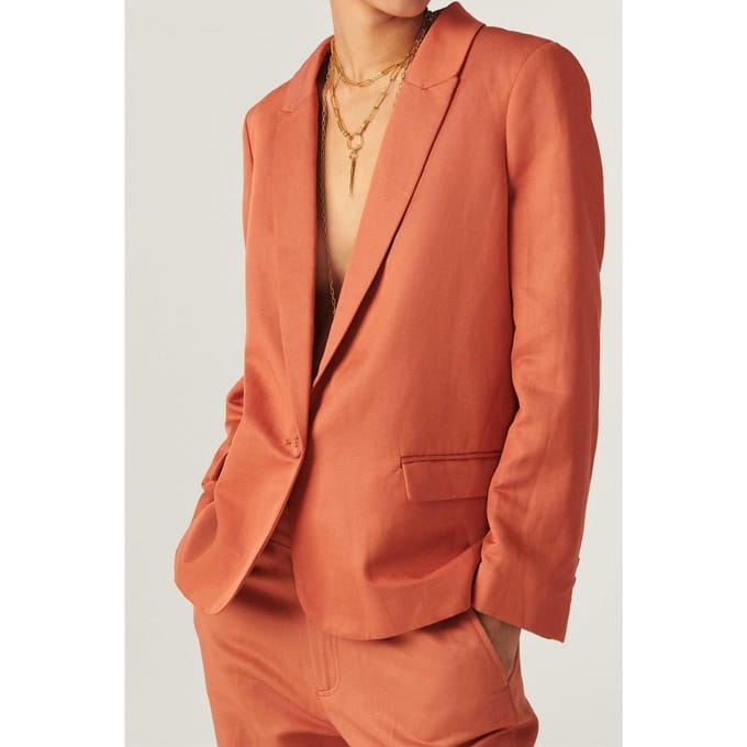 BA&SH Veste Venus Terracota Taglia: M | Blazers Outlet | Donna