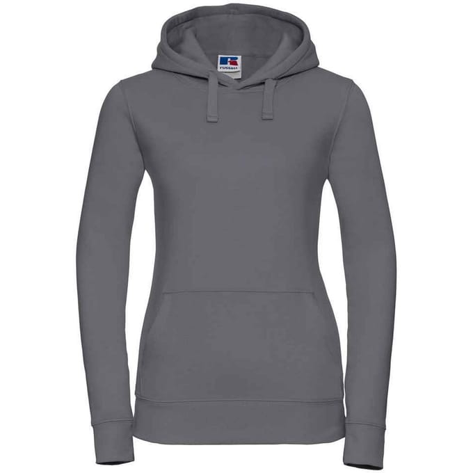 Russell Dames/Dames Authentic Hoodie (Konvooi Grijs)